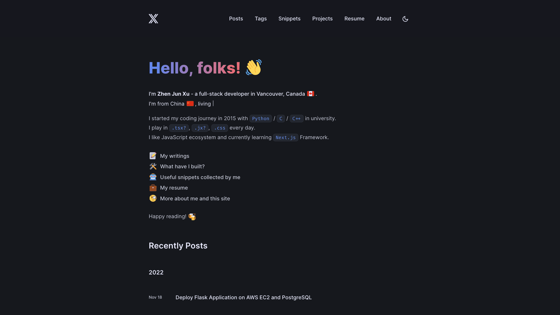 Personal Website