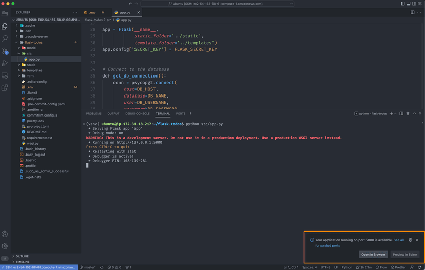 Deploy Flask Application on AWS EC2 and PostgreSQL | ArlenX's Blog